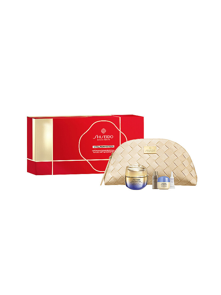 SHISEIDO Vital Perfection Advanced Cream Holiday Pouch Set 50ml / 15ml / 7ml / 3ml