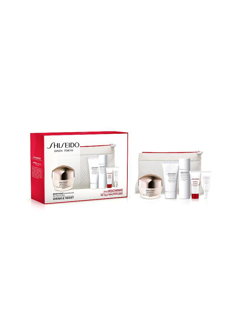 SHISEIDO | Geschenkset -  Benefiance WrinkleResist24 Day Cream SPF15 Set 50ml/2x30ml/3ml/5ml | transparent