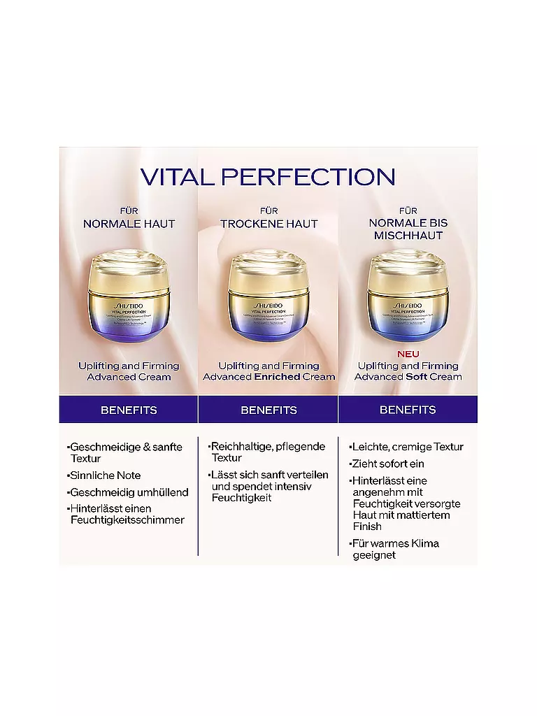 SHISEIDO | Gesichtscreme - VITAL PERFECTION Uplifting and Firming Advanced Cream Soft Refillable50ml | keine Farbe