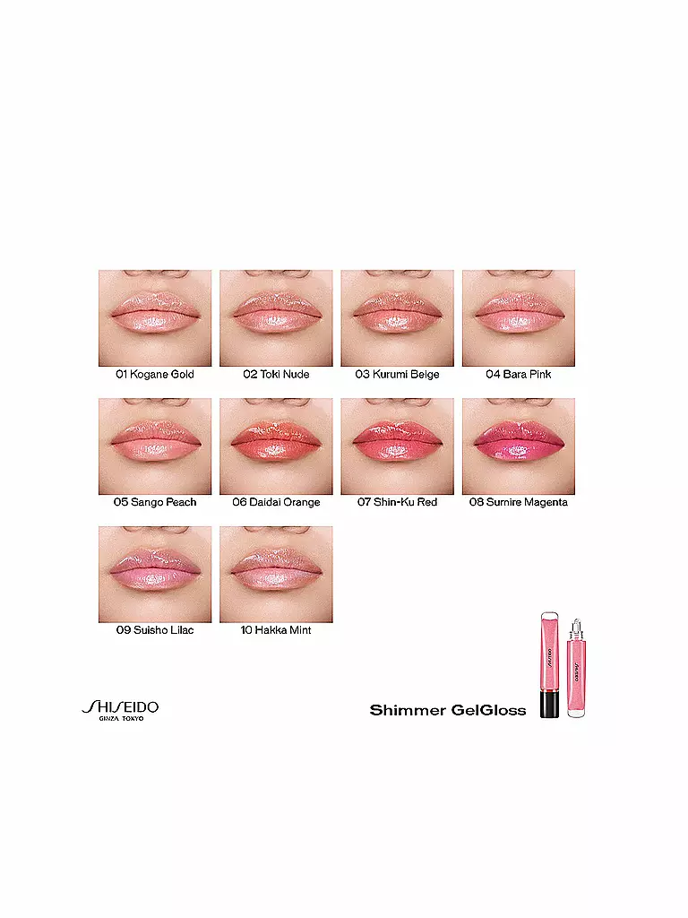 SHISEIDO | Lipgloss - Shimmer Gelgloss ( 09 Suisho Lilac ) | lila