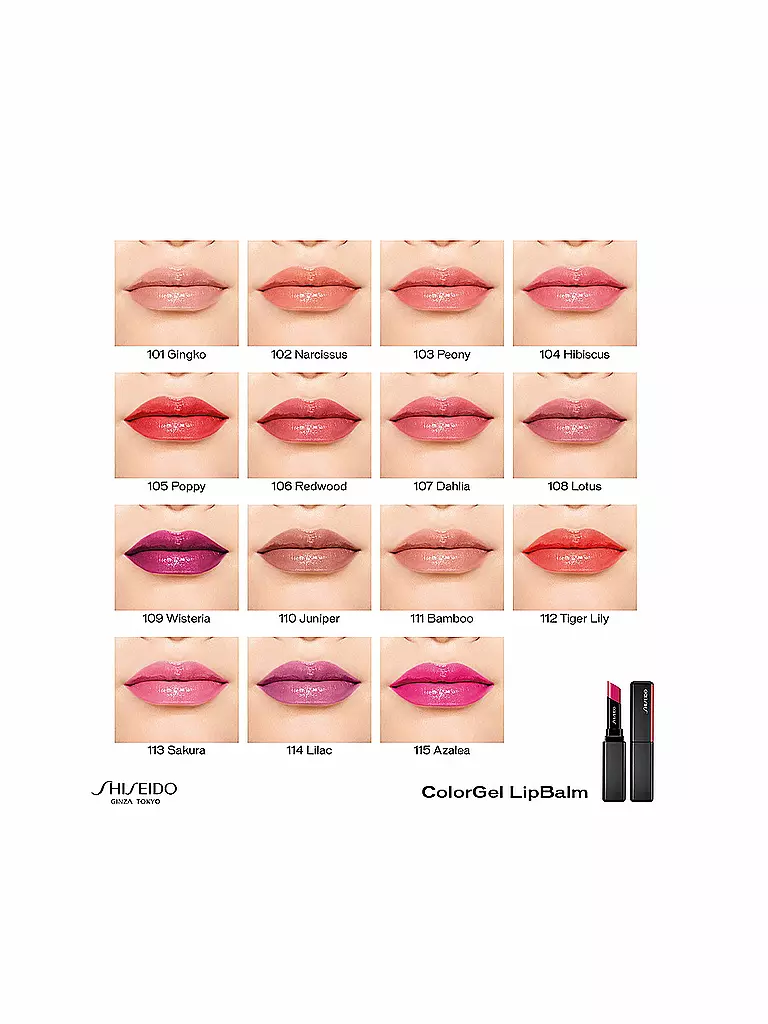 SHISEIDO | Lippenstift - ColorGel LipBalm ( 114 Lilac ) | lila