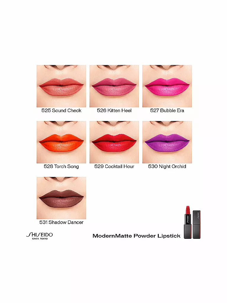 SHISEIDO | Lippenstift - ModernMatte Powder Lipstick ( 528 Torch Song ) | rot