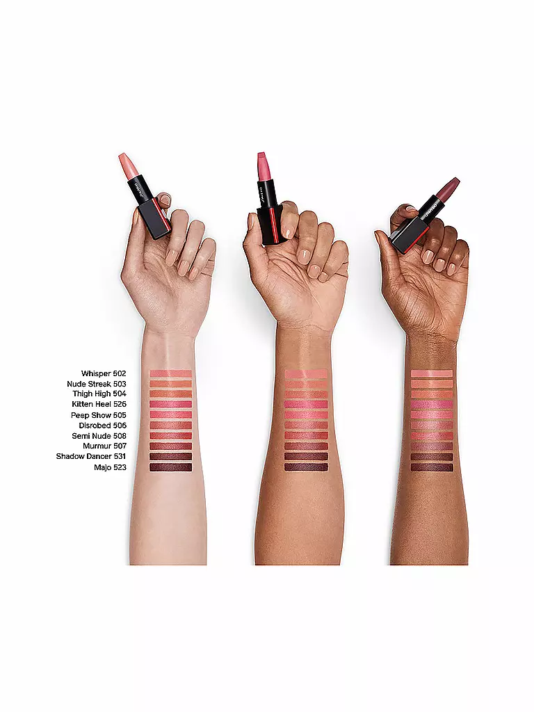 SHISEIDO | ModernMatte Powder Lipstick (506 Disrobed) | rot