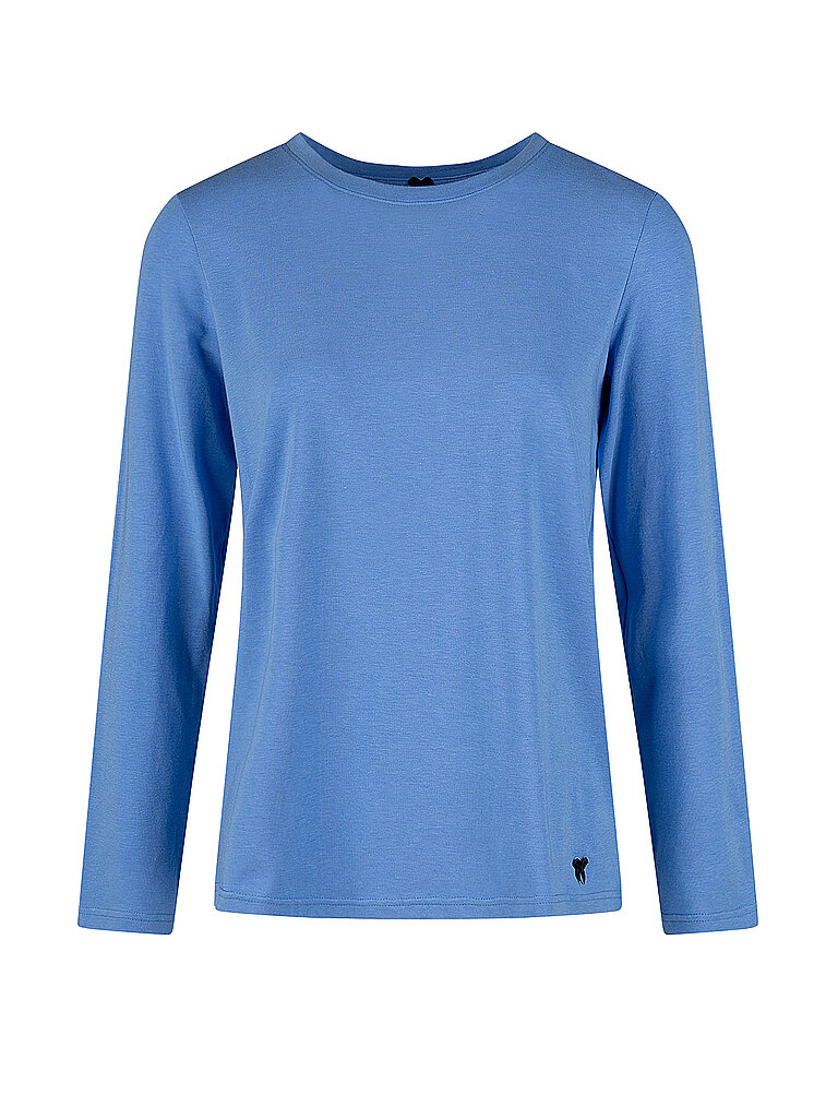 Langarmshirt blau XL damen