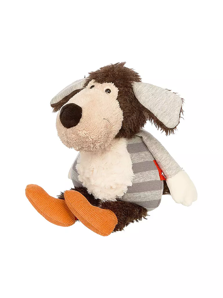 SIGIKID | Kuscheltier Hund, Patchwork Sweety Yellow | braun