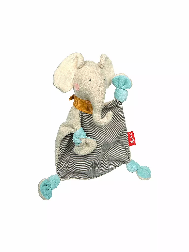 SIGIKID | Schmusetuch Elefant, Gold Collection 28cm | grau