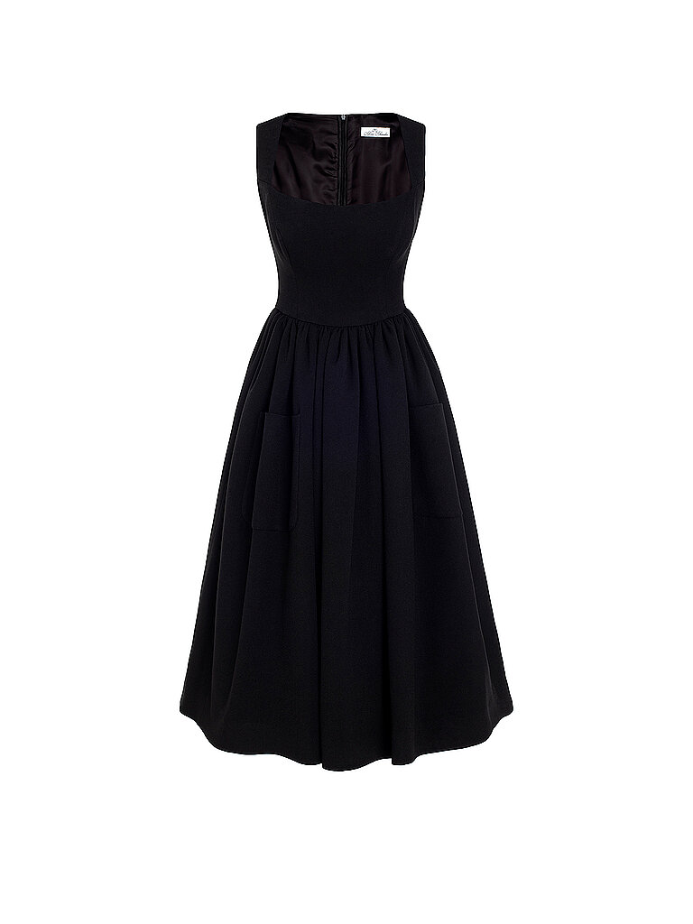 SILVIA SCHNEIDER Midikleid  schwarz | 40