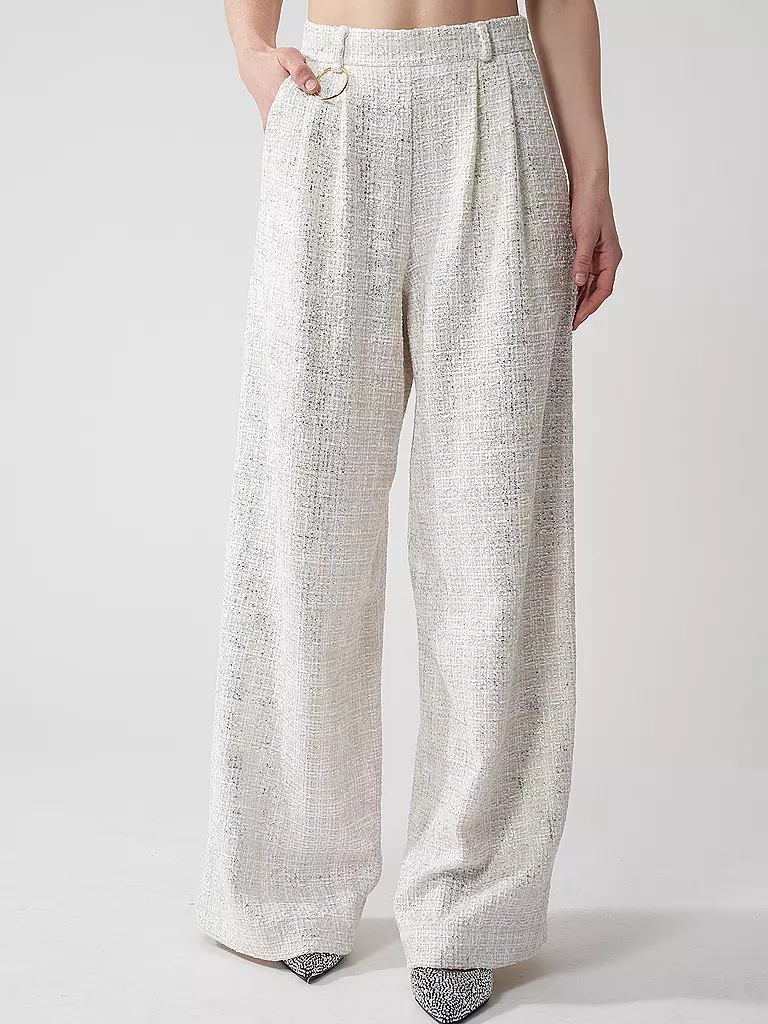 SILVIA SCHNEIDER | Bussineshose  | silber