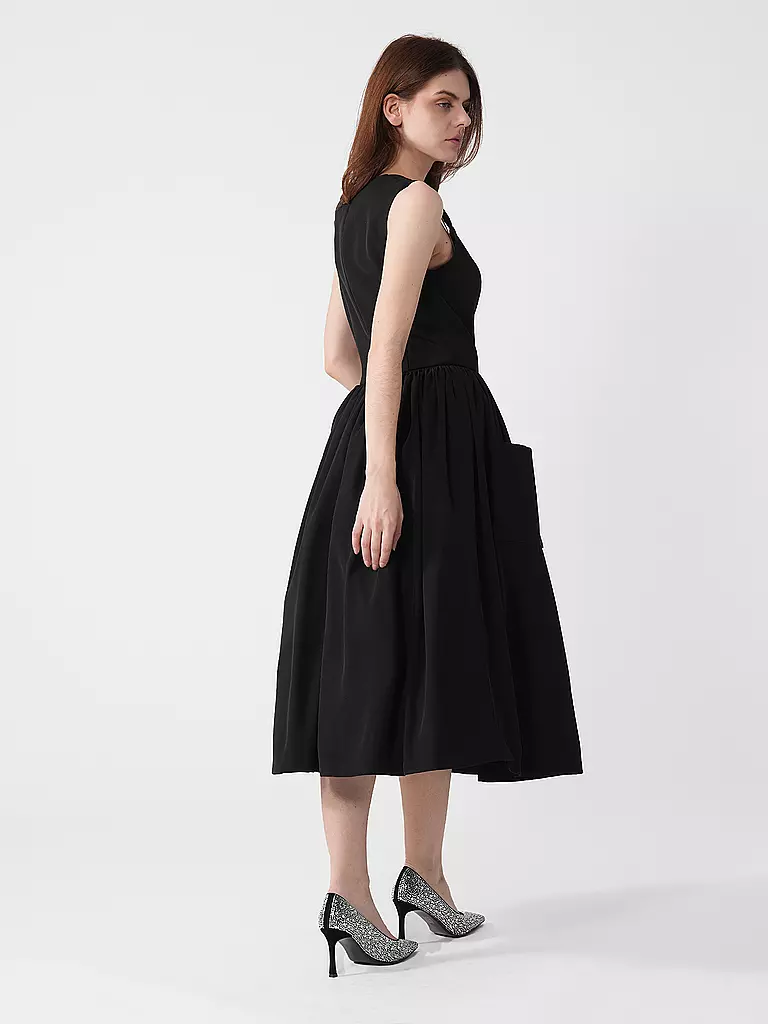 SILVIA SCHNEIDER | Midikleid  | schwarz
