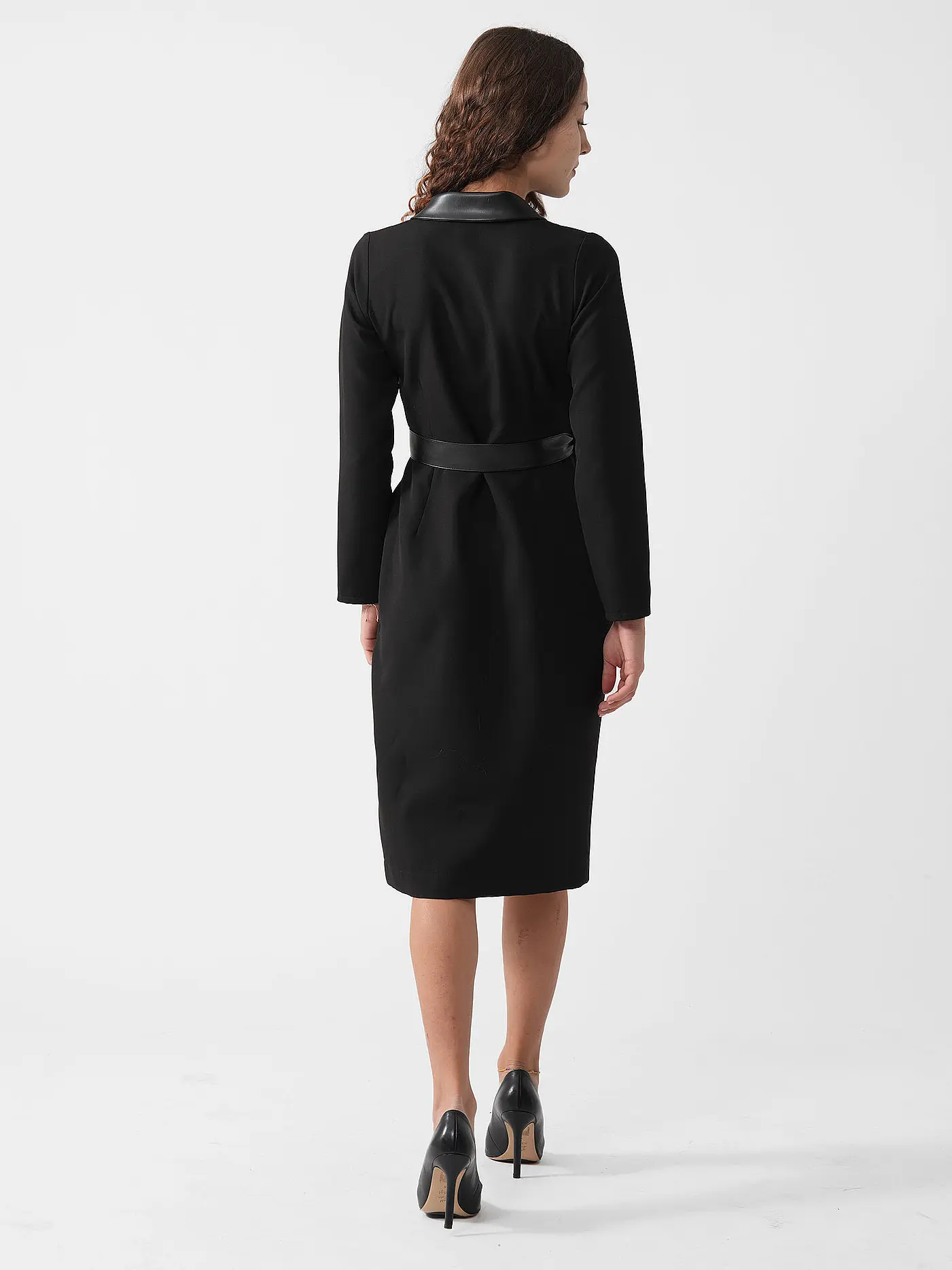 SILVIA SCHNEIDER | Midikleid | schwarz