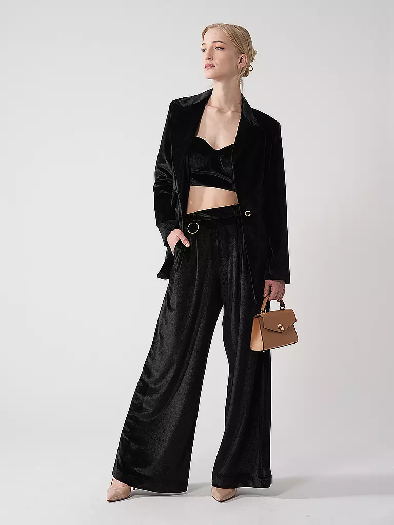 SILVIA SCHNEIDER | Samthose  | schwarz