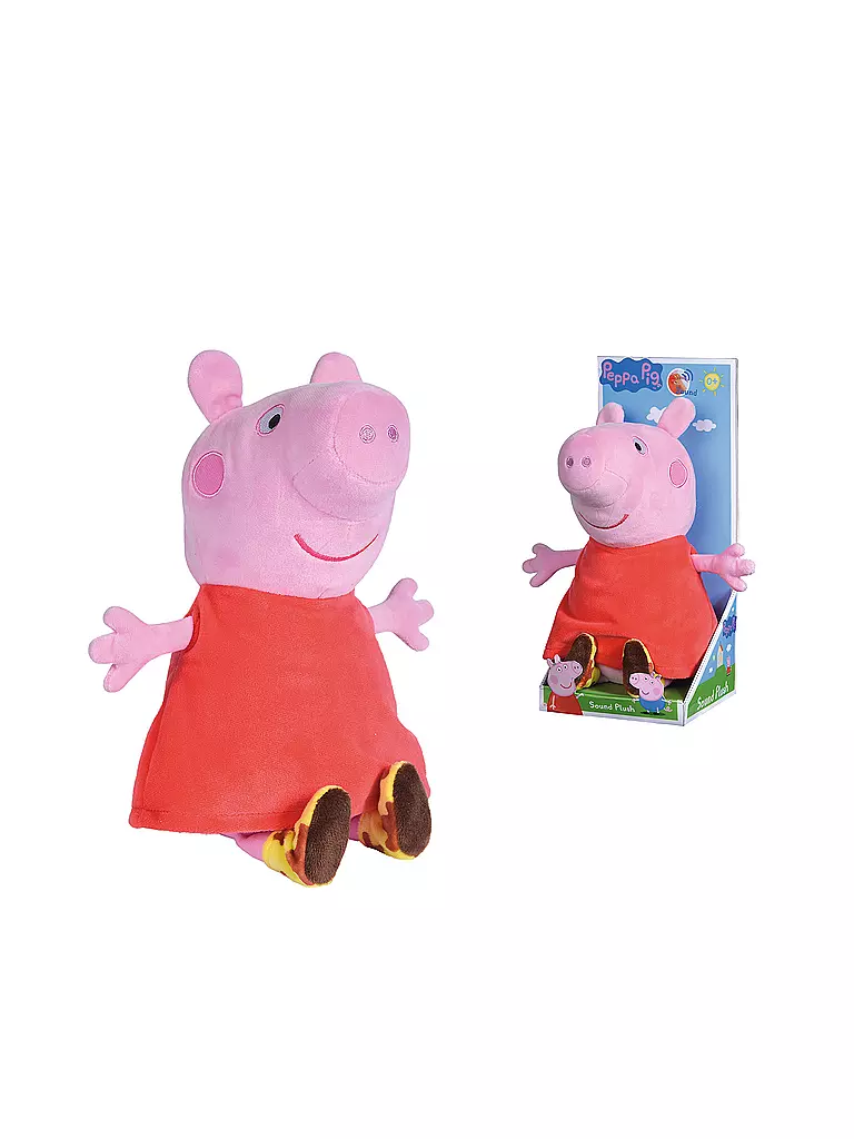 SIMBA | Pig Plüsch Peppa mit Sound 25cm | rosa