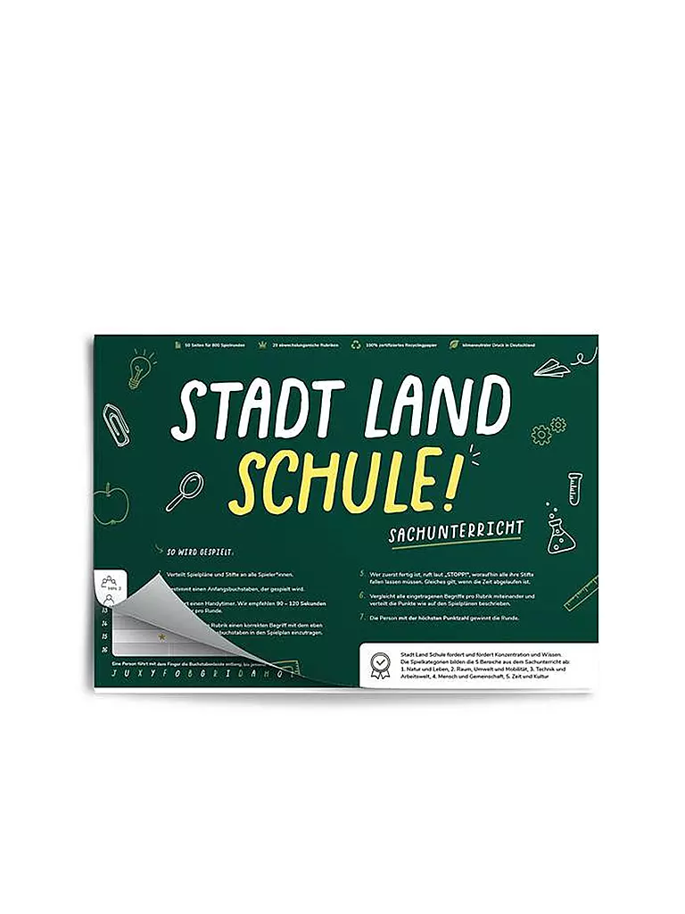 SIMON & JAN | Stadt Land Schule - Sachunterricht | keine Farbe