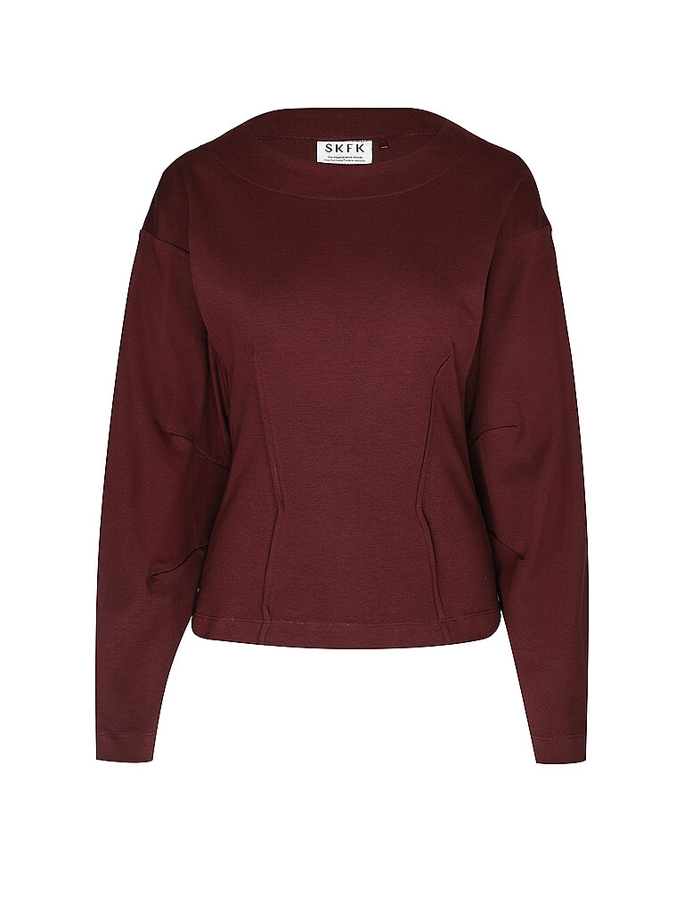 SKFK Langarmshirt ITURA dunkelrot | 34
