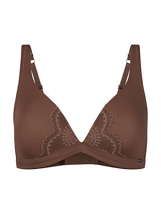 SKINY | BH ohne Bügel MICRORNAMENTS deep taupe