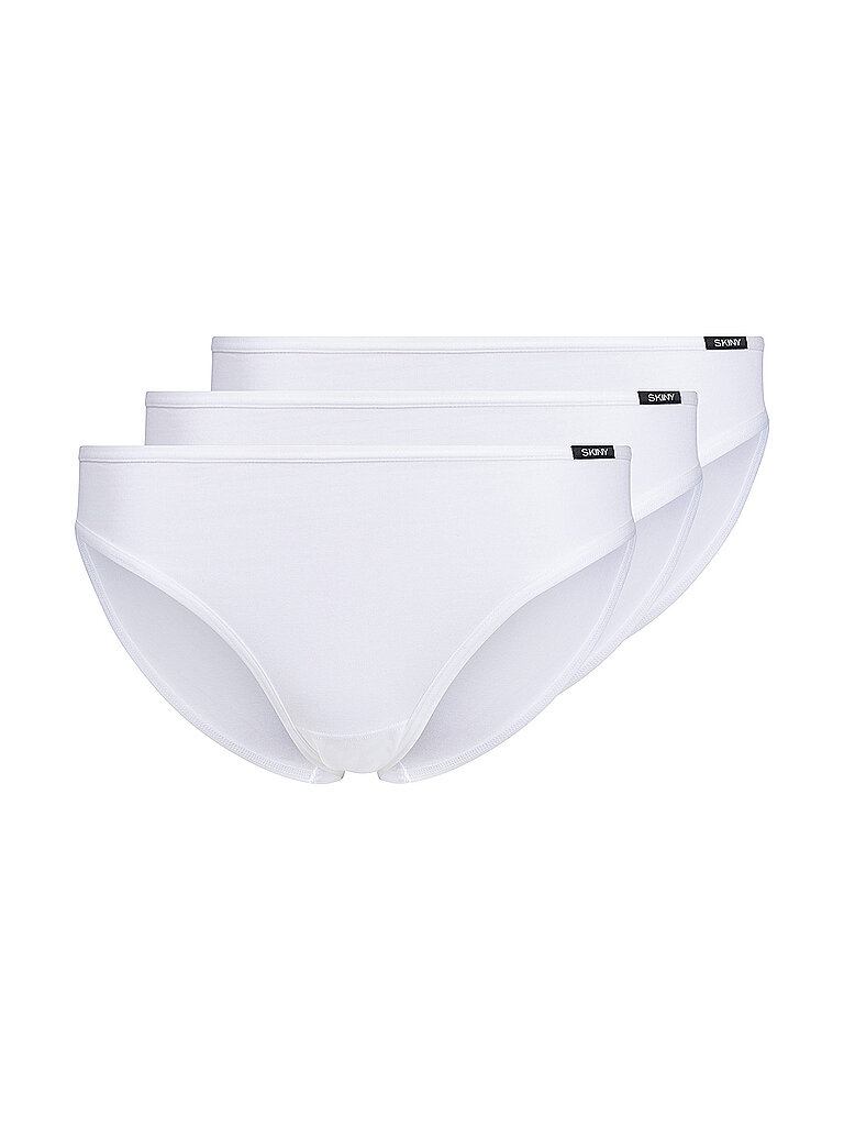 Slip 3er Pkg. COTTON ESSENTIALS weiß weiss 40 damen