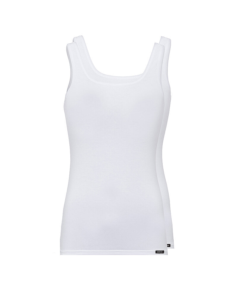 Top 2er Pkg. ADVANTAGE COTTON white weiss 40 damen