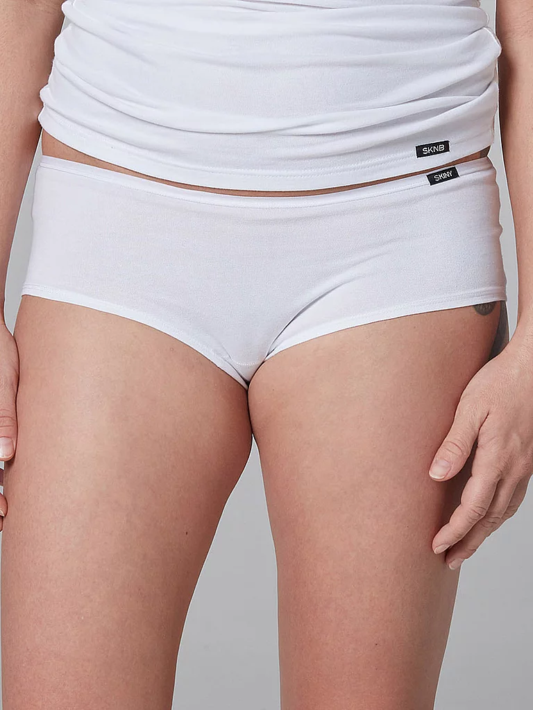 SKINY Pants 2-er Pkg. Advantage Cotton (Weiss) weiss   42 damen 7