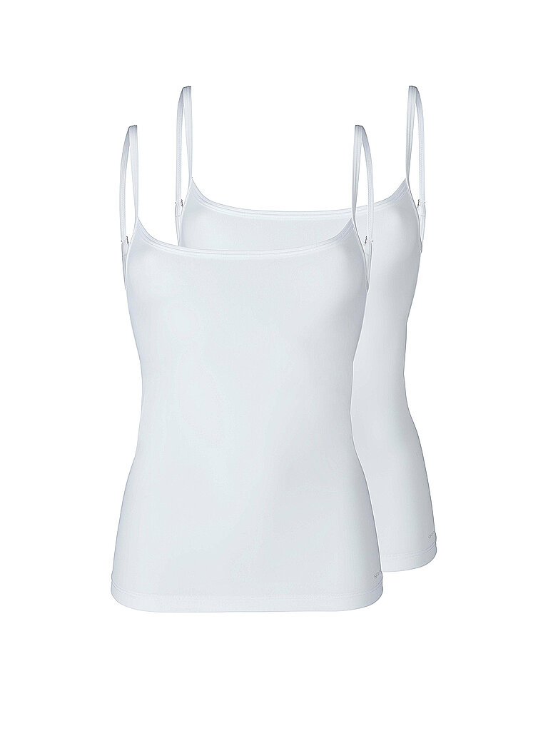 SKINY Top 2er Pkg. ADVANTAGE MICRO white weiss | 40