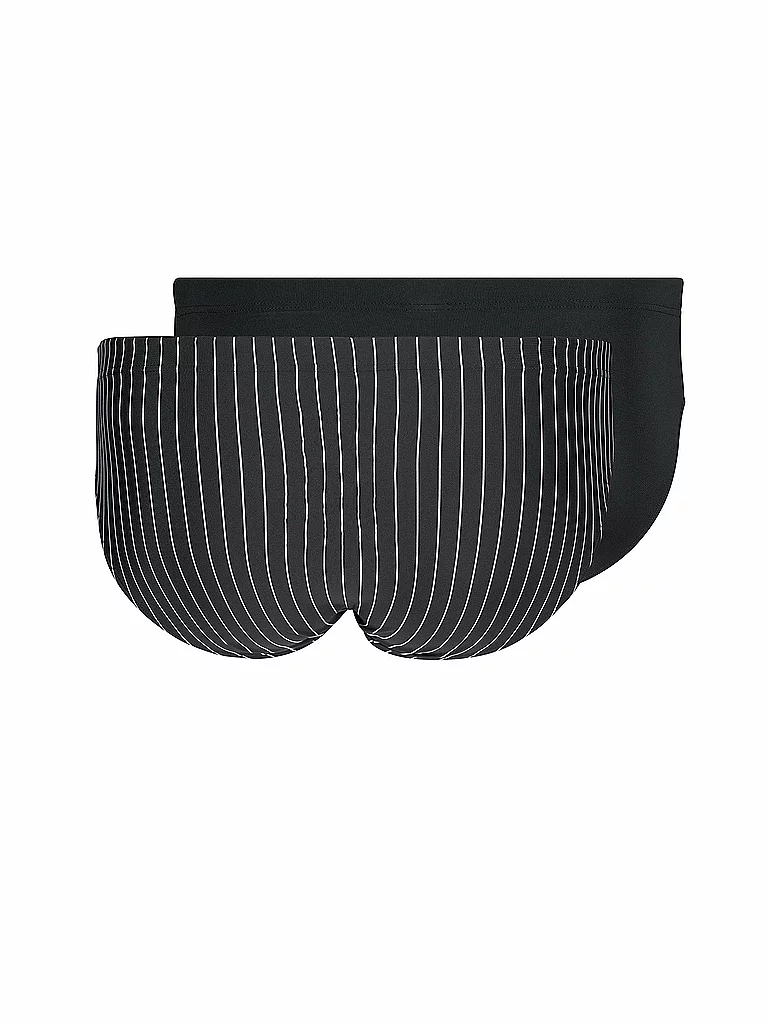 SKINY Brasil-Slip 2er Pkg. MICRO MULTIPACK blackstripe selection schwarz | M