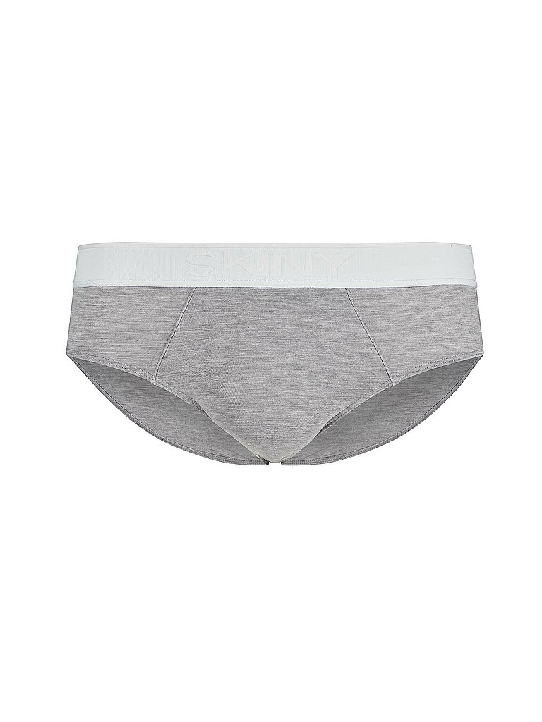 SKINY Slip BAMBOO DELUXE stone grey mela grau | S