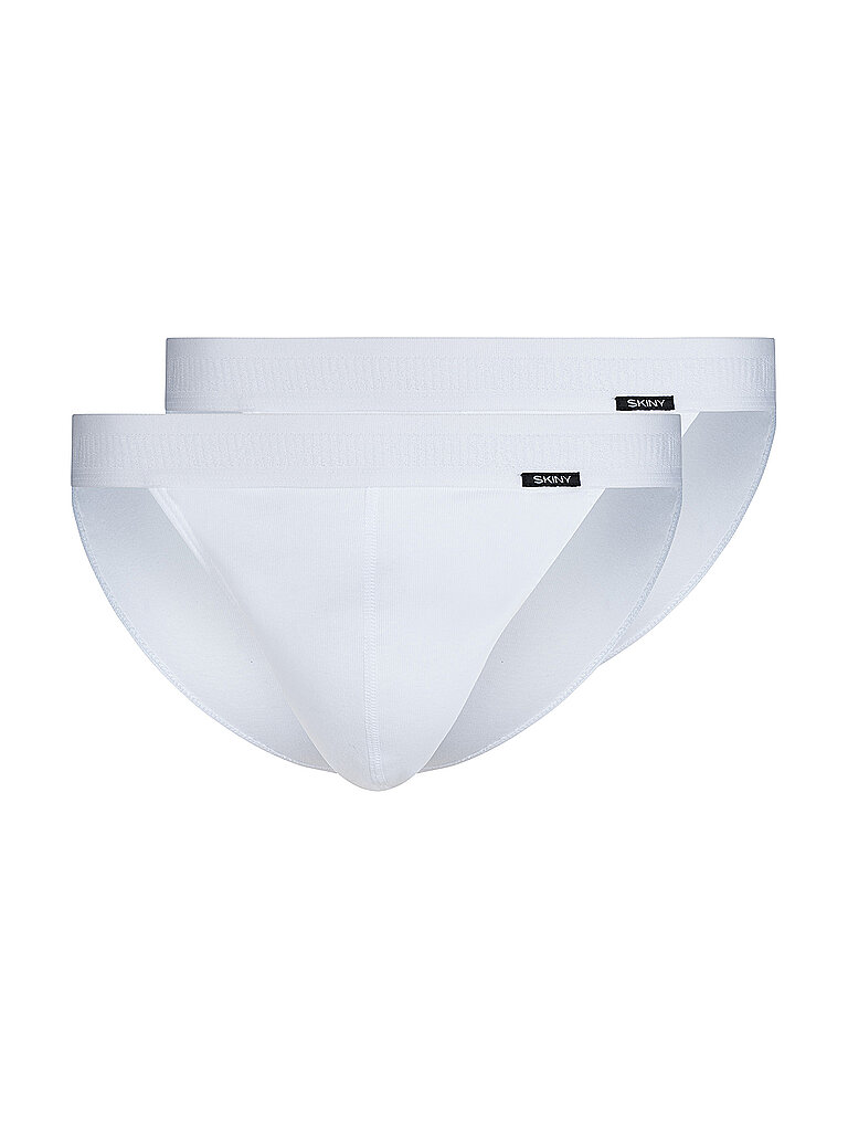 Slip 2er Pkg. COTTON RETRO white weiss XL herren