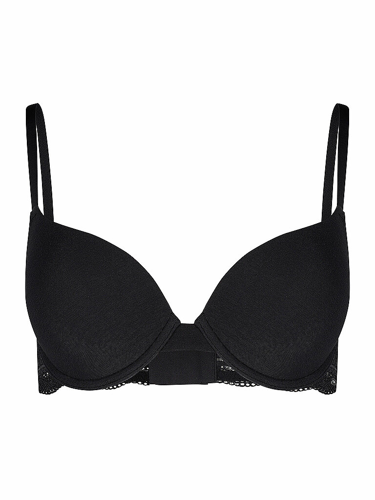 Schalen BH mit Bügel CLASSICOTTON black schwarz 70A damen