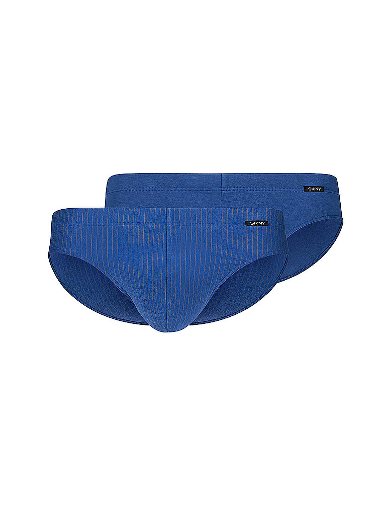 Slip 2er Pkg. COTTON ADVANTAGE dreamyiris stri blau XL herren
