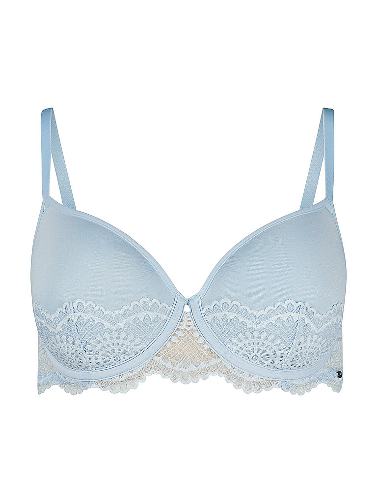 SKINY BH gefüttert mit Bügel MICRORNAMENTS angel falls  hellblau | 75B