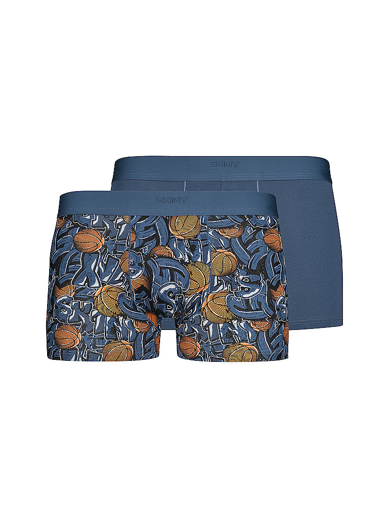 Pants 2er Pkg. COTTON MULTIPACK basketballgraffiti selection grau L herren