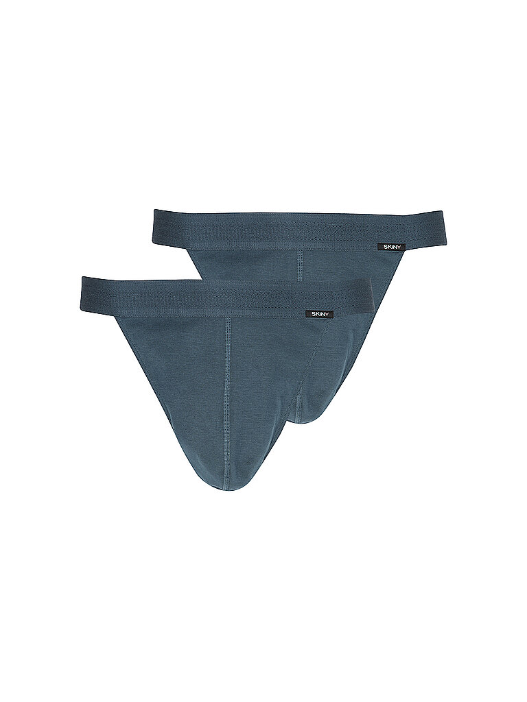 Slip 2er Pkg. COTTON RETRO orion blue blau M herren