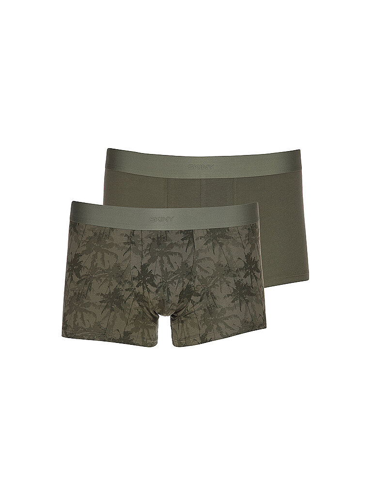 SKINY Pants 2er Pkg. COTTON MULTIPACK oasispalmtrees selection olive | S