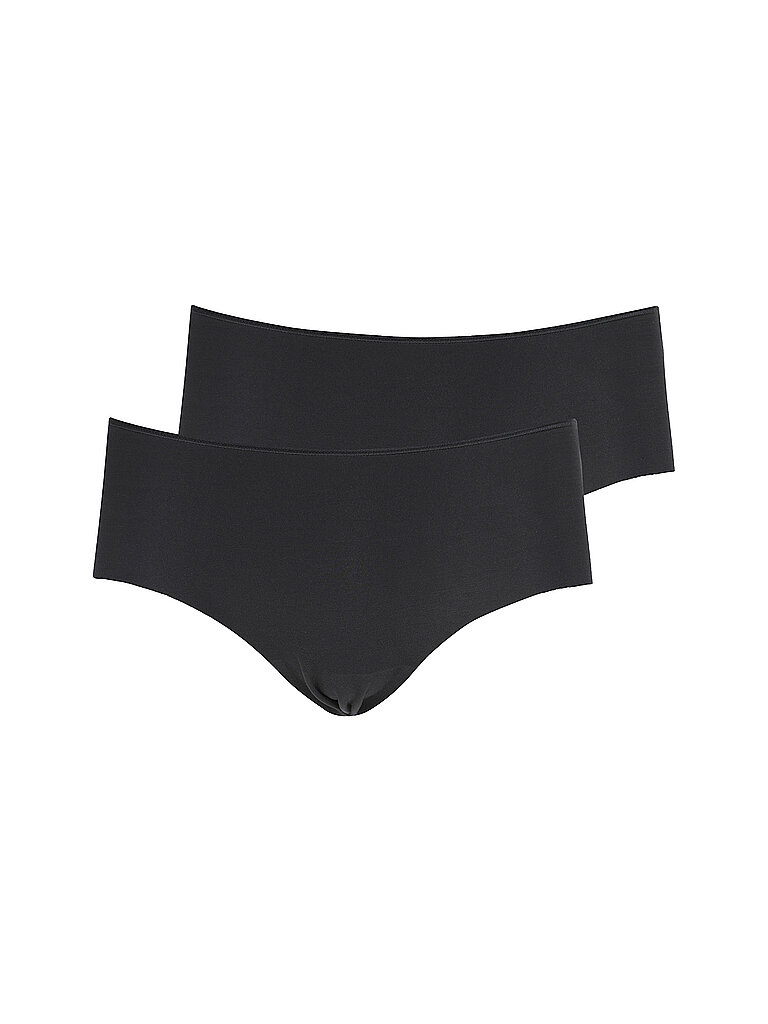 SKINY Pants 2er Pkg. ADVANTAGE MODAL INVISIBLE black schwarz | 36