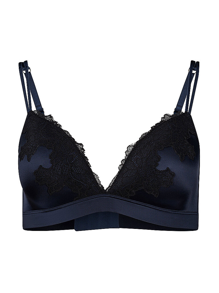 SKINY BH ohne Bügel SATIN DREAMS black iris dunkelblau | 75A