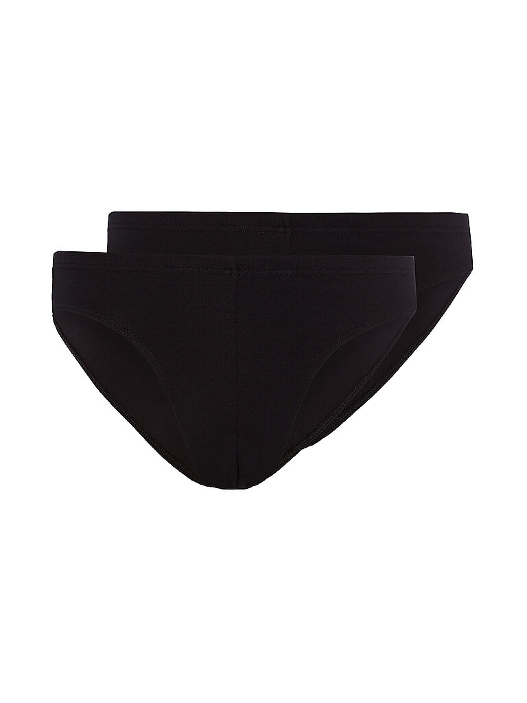 Slip 2er Pkg. COTTON MULTIPACK black schwarz S herren