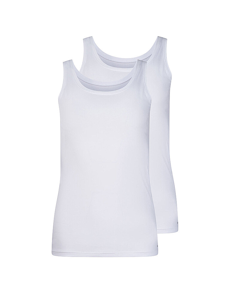 SKINY Unterhemd 2er Pkg  ADVANTAGE COTTON STRETCH white weiss | 44