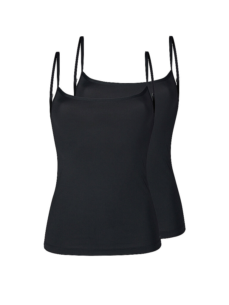 SKINY Top - Unterhemd 2er Pkg. ADVANTAGE COTTON STRETCH black schwarz | 40