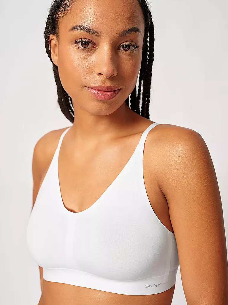 SKINY | BH ohne Bügel white | schwarz