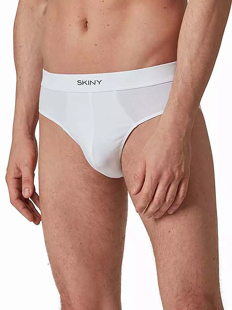 SKINY | Brasil Slip Organic Cotton Deluxe Weiss | weiss