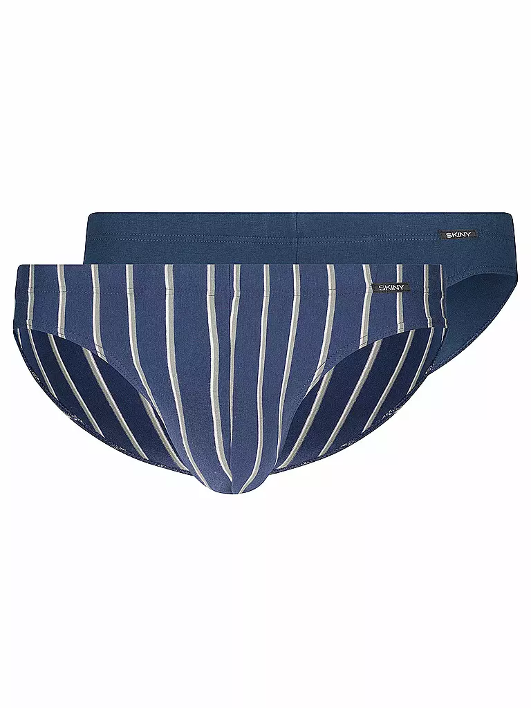 SKINY | Herren Slip 2-er Pkg. blueiris stripe | blau