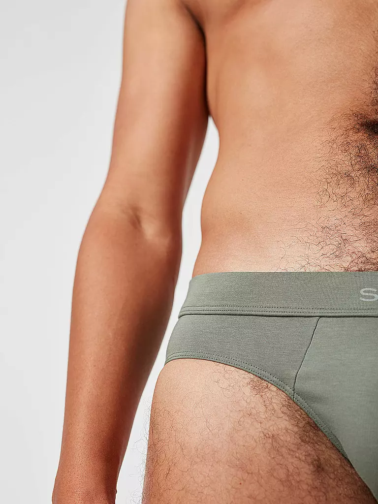 SKINY | Herren Slip agave green | grün
