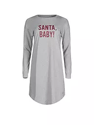 SKINY | Nachthemd - Sleepshirt grey melange | Hellgrau