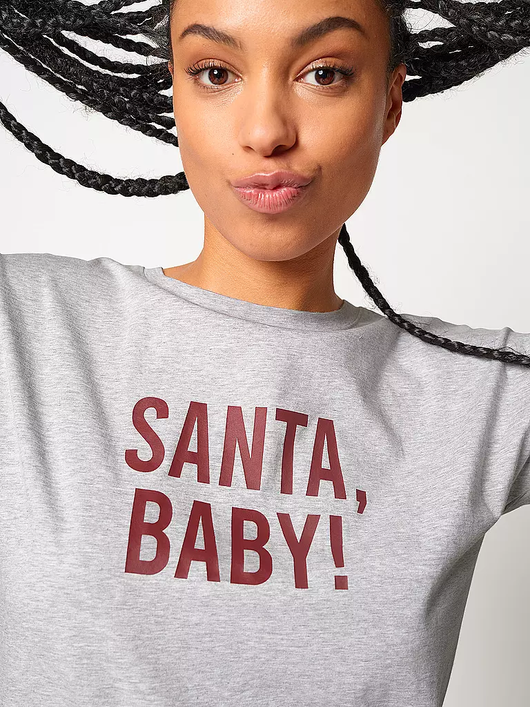 SKINY | Nachthemd - Sleepshirt grey melange | 