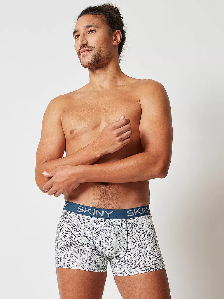 SKINY | Pant 2-er Pkg coconut mosaic | blau