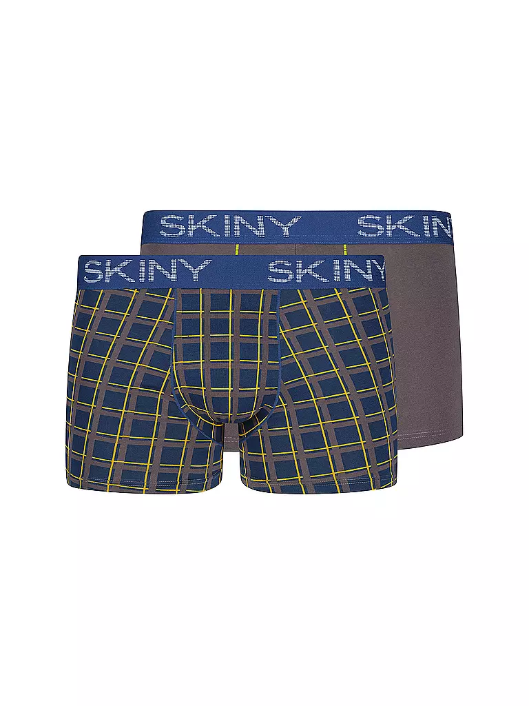 SKINY | Pant 2er Pkg. peacock check selection  | braun