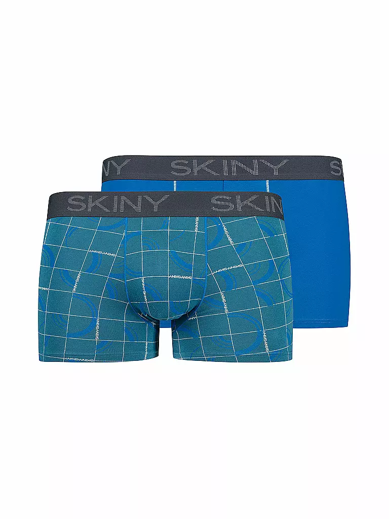 SKINY | Pants 2er Pkg. futuressa check selection | blau