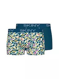 SKINY | Pants 2er Pkg. lapisblue stripes selection | petrol