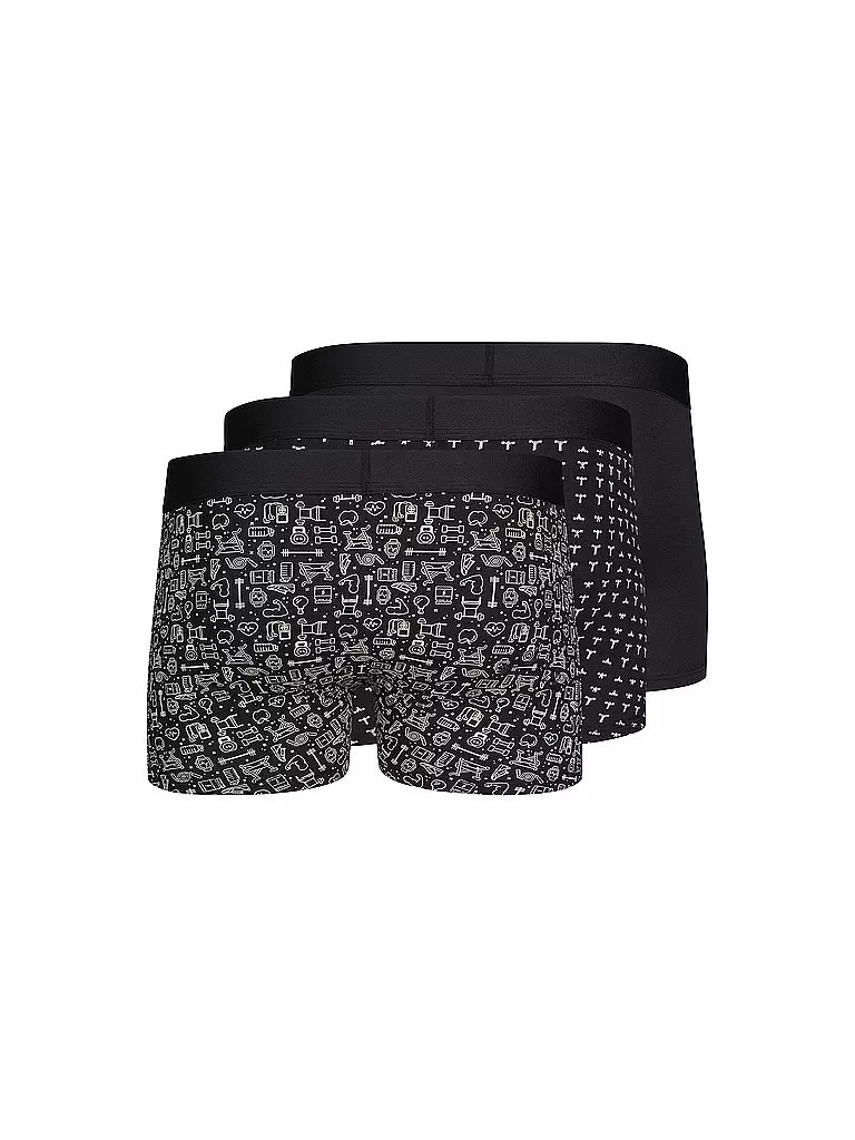 SKINY | Pants 3er Pkg. fitness selection | bunt