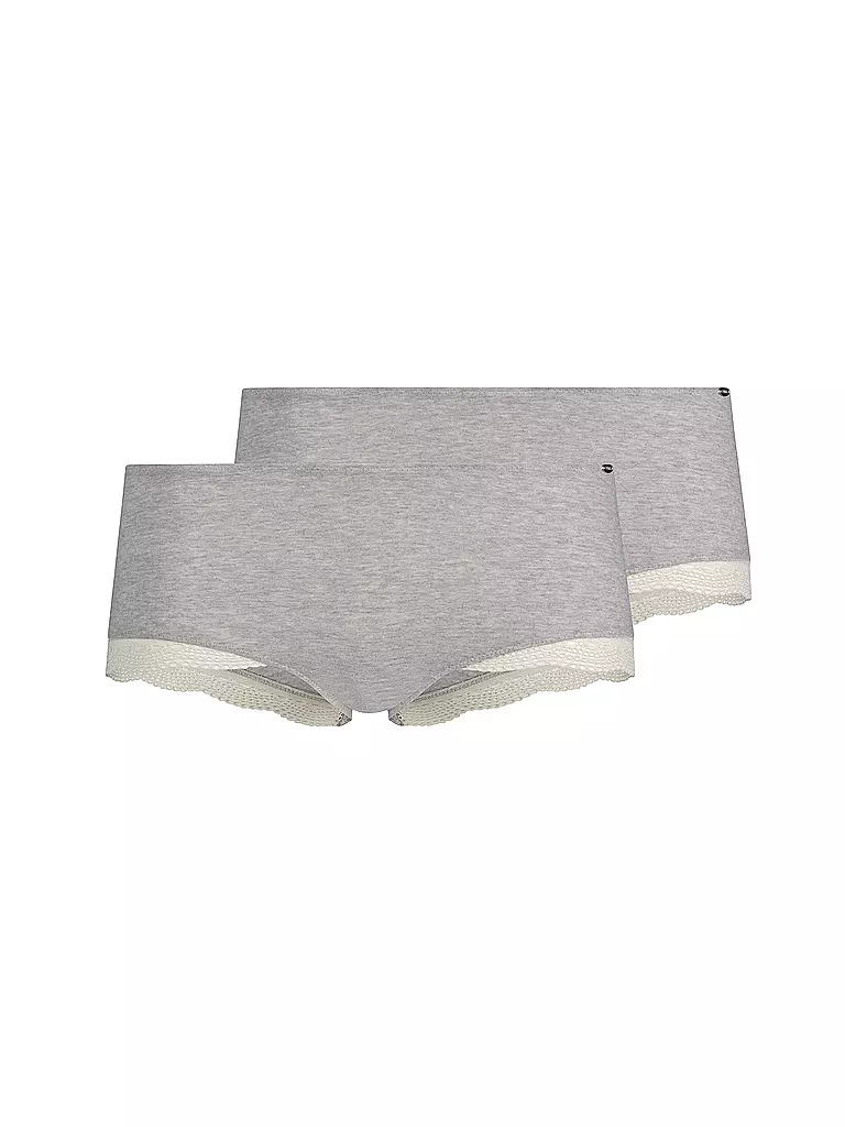 SKINY | Panty 2er Pkg grey melange | hellgrau
