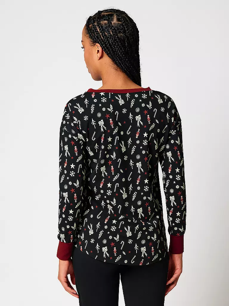 SKINY | Pyjamashirt jollyholly christmas | dunkelblau
